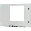 Front door for IZMX40, fixed, HxW=550x800mm, IP55, grey thumbnail 4