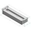 19" DIN-rail panel with back-cover, 3U, RAL7035 thumbnail 1