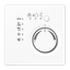 Thermostat KNX Room temperat. controller, wh. thumbnail 2