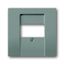1766-803 CoverPlates (partly incl. Insert) Busch-axcent®, solo® grey metallic thumbnail 1