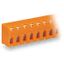 PCB terminal block push-button 2.5 mm² orange thumbnail 1