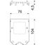 UT34 D2 Cover plate for UT34, 1 support clamp dev. 104x76x4 thumbnail 2