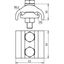 Parallel connector Cu for different diameters Rd 5-16mm / 16-150mm² thumbnail 2