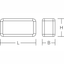 RECHTECK, 3,1 W, aluminium, on/off Wall luminaires, L 250 B 90 H 140,  thumbnail 3