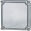 Cap, + door, transparent smoky gray, HxWxD=375x375x25mm thumbnail 2