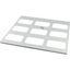 Bottom-/top plate for F3A flanges, for WxD = 800 x 800mm, IP55, grey thumbnail 2
