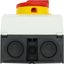 Main switch, P1, 25 A, surface mounting, 3 pole + N, Emergency switching off function, With red rotary handle and yellow locking ring, Lockable in the thumbnail 20