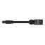 pre-assembled adapter cable Cca Socket/plug MIDI black thumbnail 2