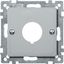 Central plate for command devices, aluminium, System M thumbnail 4