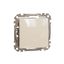 Sedna Design & Elements, Intermediate switch 10AX, professional, beige thumbnail 4