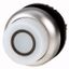 Illuminated pushbutton actuator, RMQ-Titan, Extended, momentary, White, inscribed 0, Bezel: titanium thumbnail 2