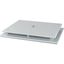 Top plate, ventilated, W=800mm, IP42, grey thumbnail 2