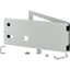 Opening metal front plate for drawer, closed IP55, H=225mm, grey thumbnail 2