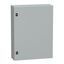 Spacial CRN plain door with mount.plate. H800xW600xD200 IP66 IK10 RAL7035.. thumbnail 1