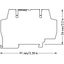 Relay module Nominal input voltage: 48 VDC 1 changeover contact gray thumbnail 1