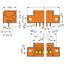 PCB terminal block 1.5 mm² Pin spacing 3.81 mm orange thumbnail 2