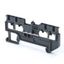Multi conductor feed-through DIN rail terminal block with 4 push-in pl thumbnail 4
