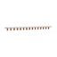 BUSBAR, low voltage, 100 A, AC 600 V, DC 1000 V, 15 x 16 x 1012 mm, 57P, UL thumbnail 6