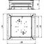 UZD 165220 350-3 Junction and branch box for screed height 165-220mm 510x467x165 thumbnail 2