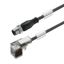 Valve cable (assembled), Straight plug - valve plug, DIN design C (8 m thumbnail 1