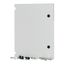 Section wide door, closed, HxW=550x425mm, IP55, grey thumbnail 5