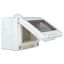 Outdoor surface mount box, IP55, transparent lid, 3M, white thumbnail 8