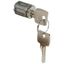 Key barrel type 2433A - for XL³ metal or transparent door - supplied with 2 keys thumbnail 2