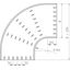 RB 90 860 FS 90° bend horizontal, round type 85x600 thumbnail 2