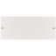 Front plate blind for 24 Module units per row, 0+ rows, white thumbnail 1