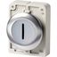 Illuminated pushbutton actuator, RMQ-Titan, flat, maintained, White, inscribed, Front ring stainless steel thumbnail 3