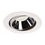 NUMINOS® MOVE DL XL, Indoor LED recessed ceiling light white/chrome 4000K 20° rotating and pivoting thumbnail 1