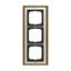 1724-846 Cover Frame Busch-dynasty® antique brass decor ivory white thumbnail 2