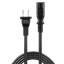 2m US 2 Pin to C7 Mains Cable US 2 Pin Plug to IEC C7 Connector thumbnail 2