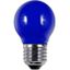 LED E27 Fila Ball G45x75 230V 1W AC Blue Non-Dim thumbnail 2