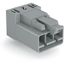 Plug for PCBs angled 3-pole gray thumbnail 3