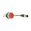 Pushbutton, flat, maintained, red, 1 N/C, with cable 0.5m and M12A plug thumbnail 11