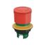 Emergency stop/emergency switching off pushbutton, RMQ-Titan, Mushroom-shaped, 30 mm, Non-illuminated, Turn-to-release function, Red, yellow thumbnail 2