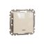 Sedna Design & Elements, 2-way Push-Button 10A Blue Loc LED, beige thumbnail 3