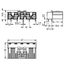 Plug for PCBs angled 5-pole light green thumbnail 3