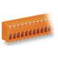 PCB terminal block push-button 2.5 mm² orange thumbnail 1