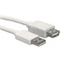 USB 2.0 A-A Extensioncable, A male - A female, Grey, 3m thumbnail 2