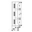 Universal busbar support, 3-pole, short, 60mm system thumbnail 3