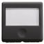 PUSH-BUTTON WITH BACKLIT NAME PLATE 250V ac - NO 10A - 2 MODULES - SYSTEM BLACK thumbnail 2