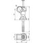 DEHNfix rod holder St/tZn plastic grey f. Rd 16mm w. impact dowel D 8m thumbnail 2