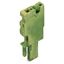 Start module for 1-conductor female connector CAGE CLAMP® 4 mm² green- thumbnail 2