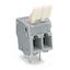 PCB terminal block finger-operated levers 2.5 mm² gray thumbnail 1