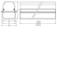 Continuous lines 765... E-Line Next Fix Cover disc White rectangular ETDD 48W 8400lm Wide (W) IK04 3 SDCM 9002027072 thumbnail 2