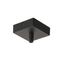 Ceiling plate GLENOS,matt black,8.5x8.5x2.7cm, strain relief thumbnail 1