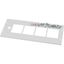 Front cover, +mounting kit, for meter 4x96 +1S, HxW=200x600mm, grey thumbnail 2