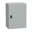 Spacial CRN plain door with mount.plate. H400xW300xD200 IP66 IK10 RAL7035.. thumbnail 1